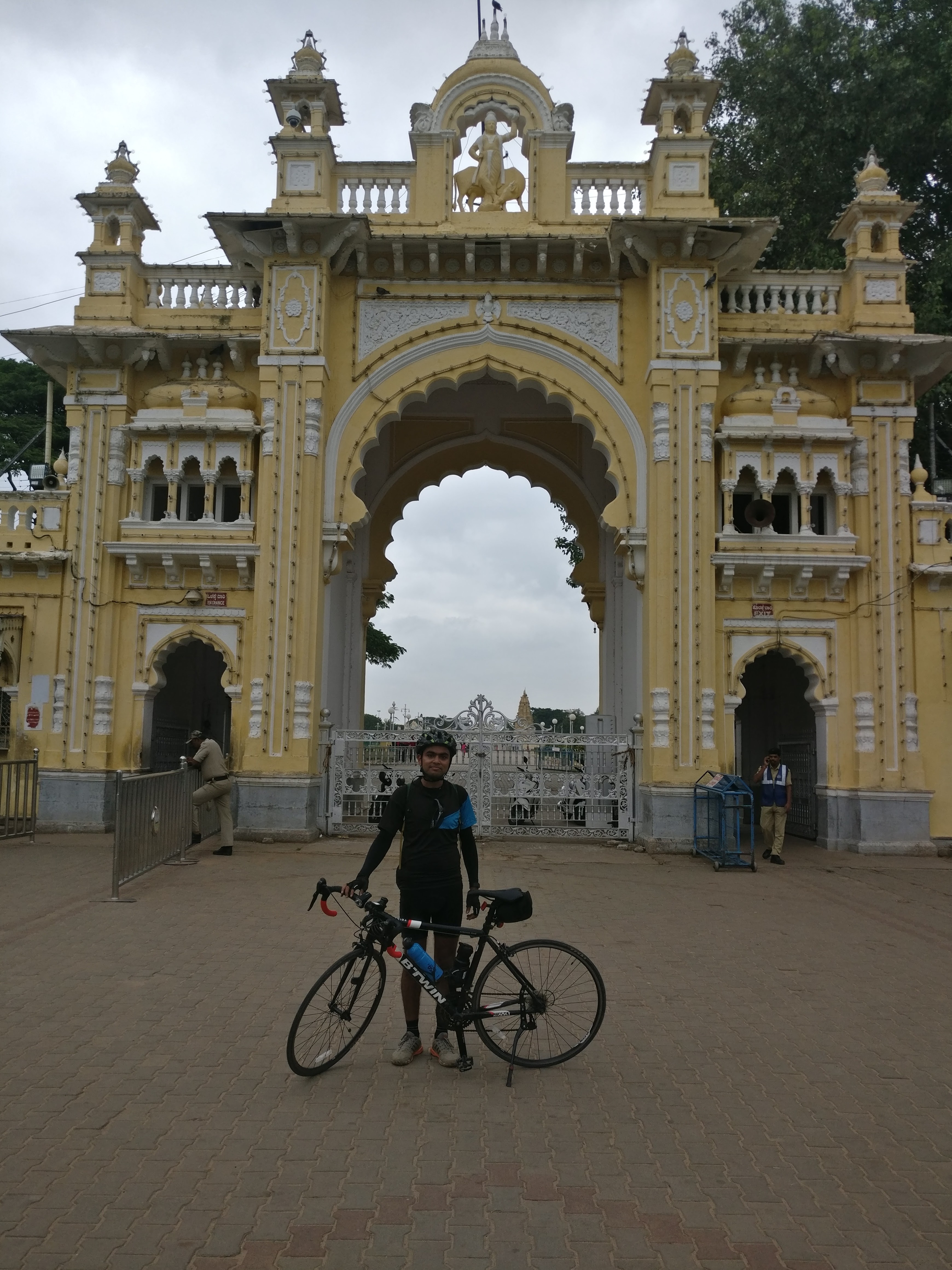 Infront of mysore palace